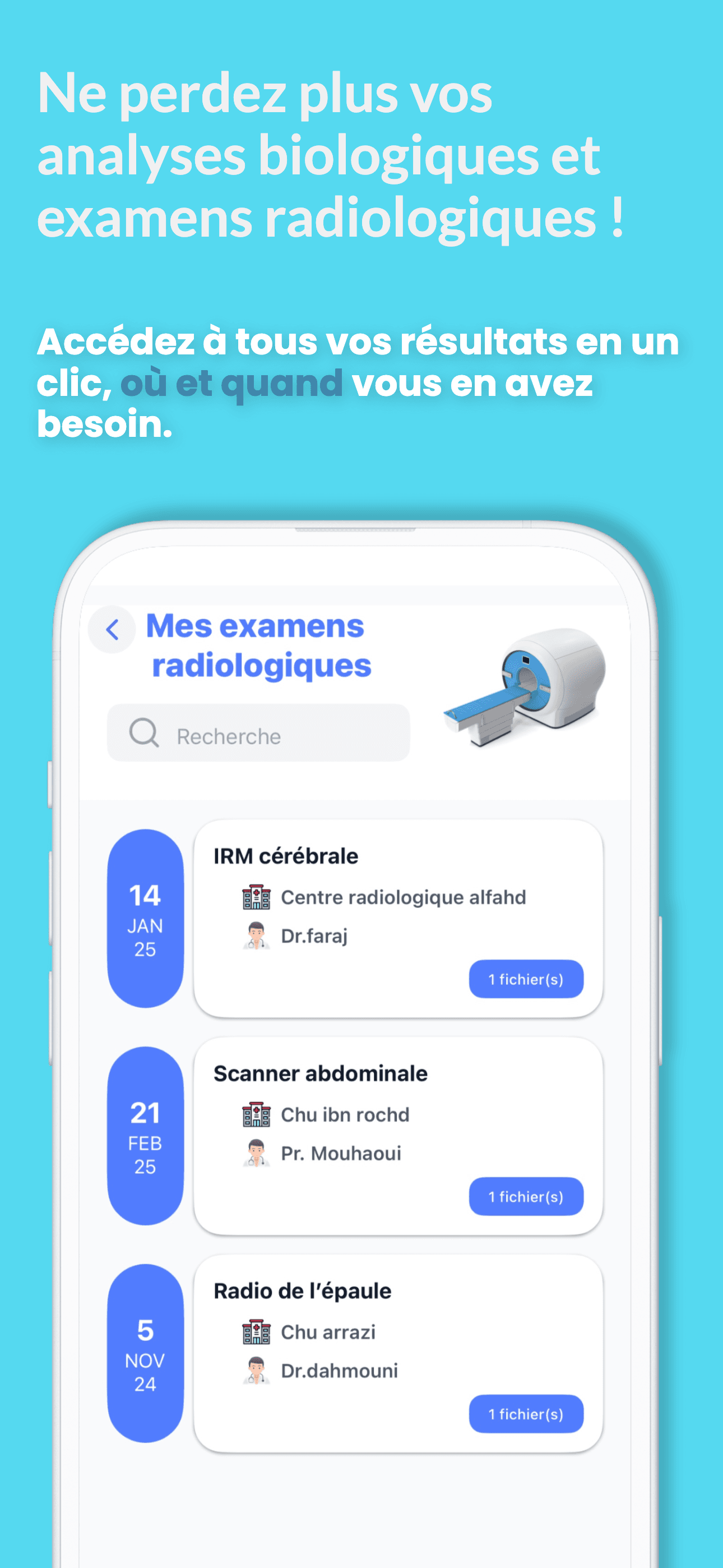 Examens biologiques